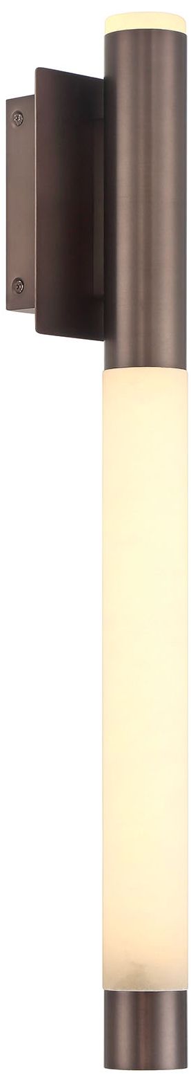 Image 3 Eurofase Ronda 24" Integrated LED Outdoor Wall Sconce in Harlow Bronze more views