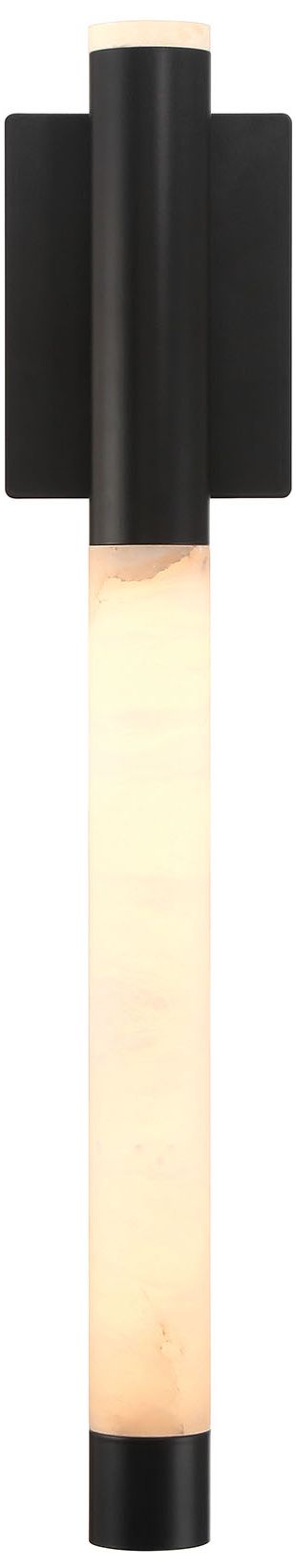 Eurofase Ronda 24" Integrated LED Outdoor Wall Sconce in Matte Black