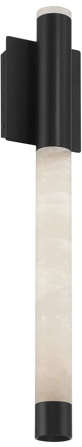 Image 3 Eurofase Ronda 24" Integrated LED Outdoor Wall Sconce in Matte Black more views