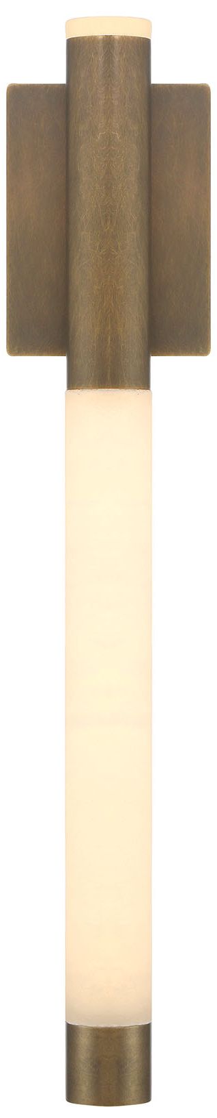 Eurofase Ronda 24" Integrated LED Outdoor Wall Sconce in Weathered Brass