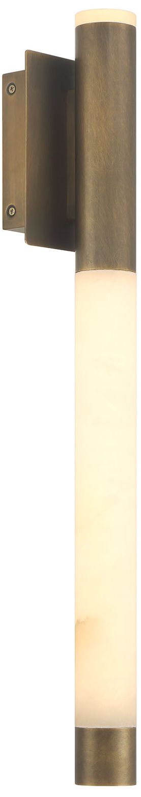 Image 3 Eurofase Ronda 24" Integrated LED Outdoor Wall Sconce in Weathered Brass more views