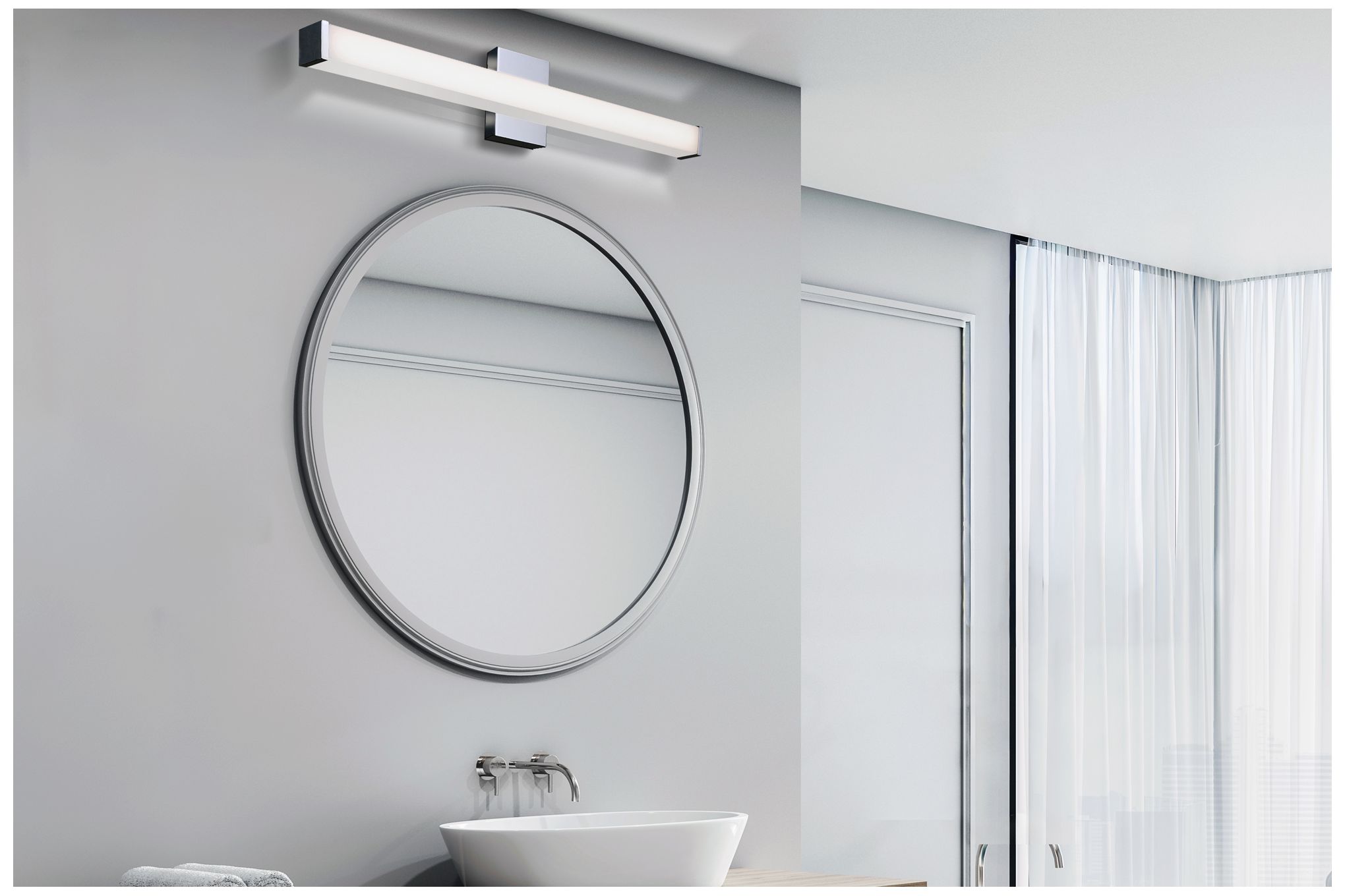 Image 4 Eurofase Ronning 36 inch Square Vanity Light in Chrome more views