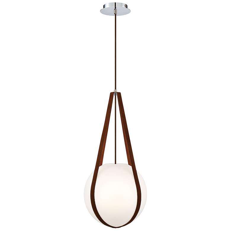 Image 2 Eurofase Rosemount 12 1/4" Modern Sling Opal White Glass Pendant Light
