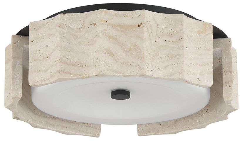 Image 5 Eurofase Roslington 12" Integrated LED Flush Mount in Matte Black more views