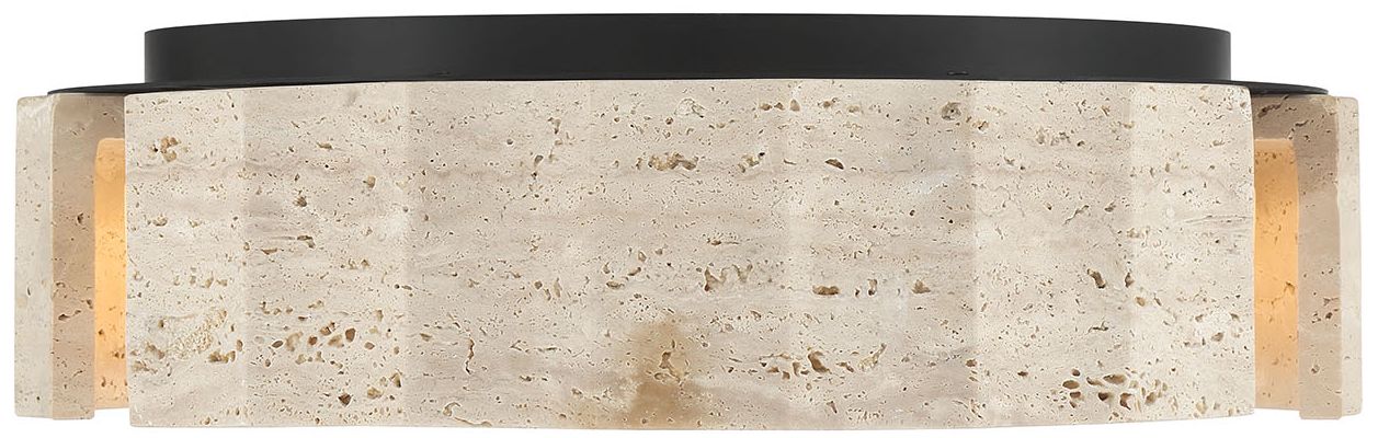 Image 2 Eurofase Roslington 18" Integrated LED Flush Mount in Matte Black Finish