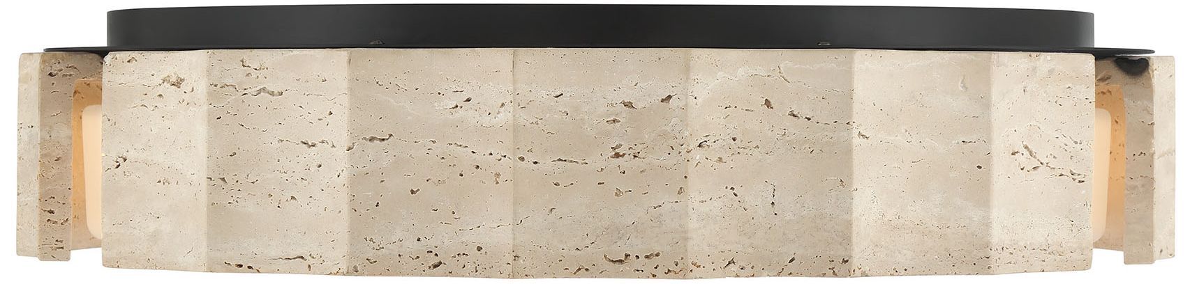 Eurofase Roslington 24" Black Integrated LED Flush Mount