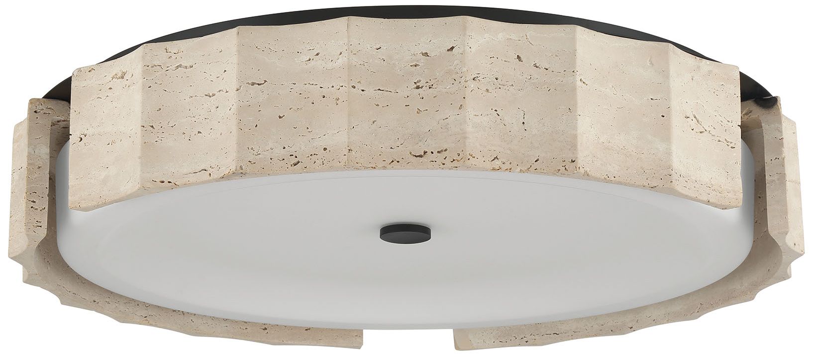 Image 3 Eurofase Roslington 24" Black Integrated LED Flush Mount more views