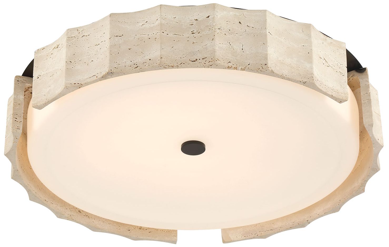 Image 4 Eurofase Roslington 24" Black Integrated LED Flush Mount more views