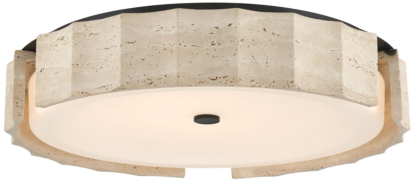 Image 5 Eurofase Roslington 24" Black Integrated LED Flush Mount more views