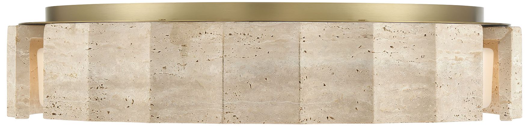 Image 2 Eurofase Roslington 24" Integrated LED Flush Mount in Gold Finish