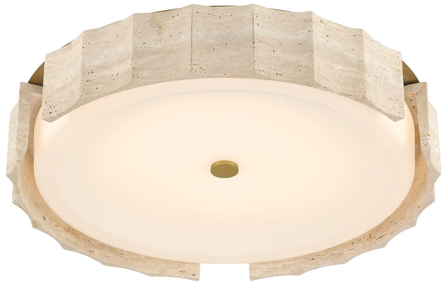 Image 3 Eurofase Roslington 24" Integrated LED Flush Mount in Gold Finish more views