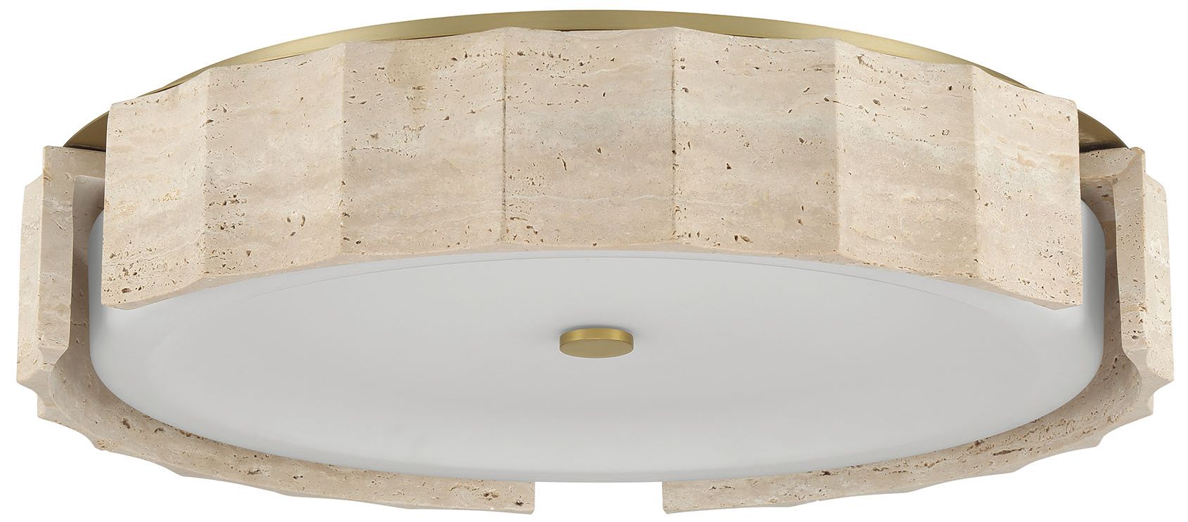 Image 5 Eurofase Roslington 24" Integrated LED Flush Mount in Gold Finish more views
