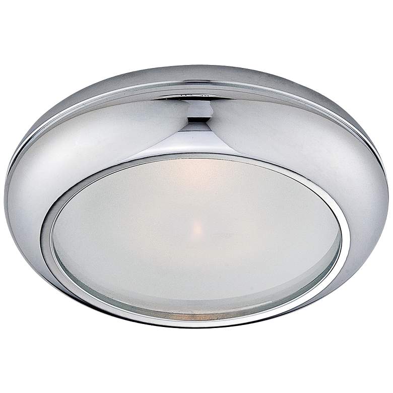 Image 1 Eurofase Round Chrome and Frosted Glass Trim