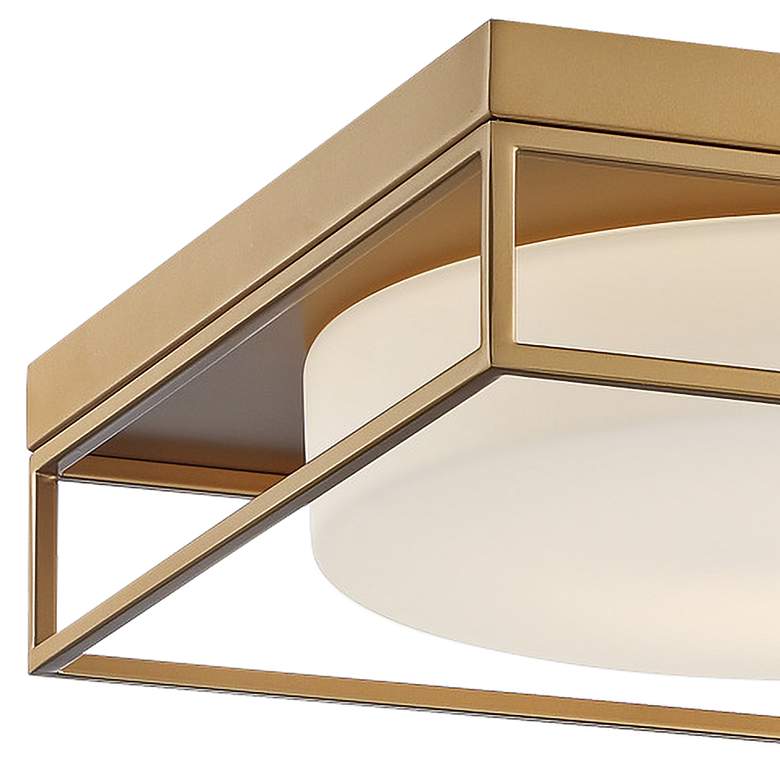 Image 2 Eurofase Rover 15" Wide Satin Gold LED Ceiling Light more views