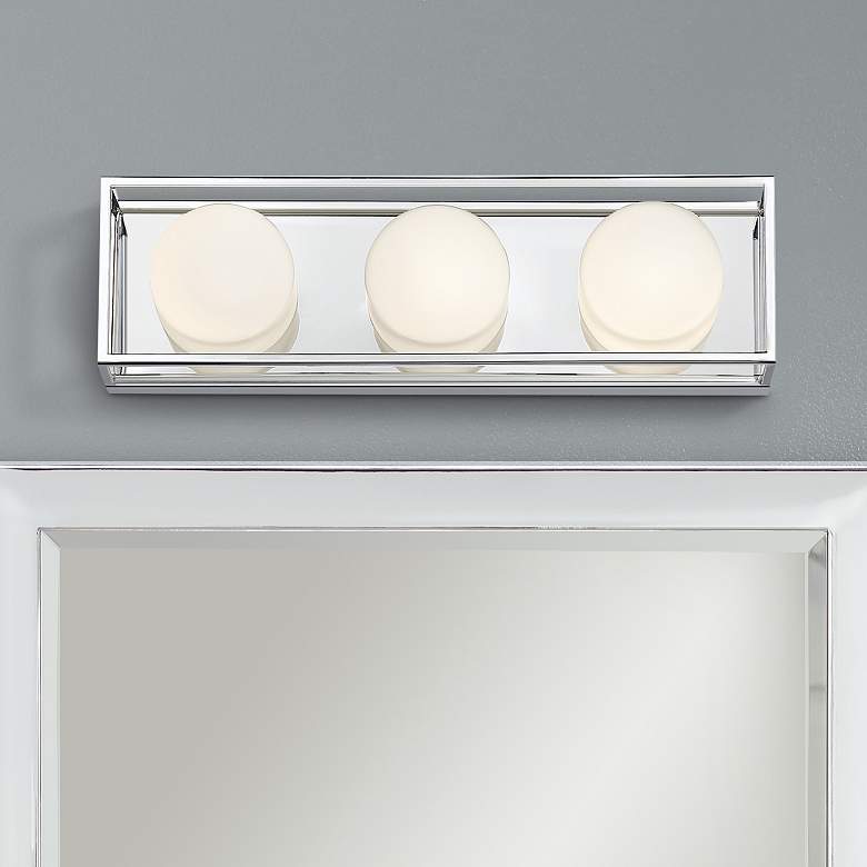 Image 1 Eurofase Rover 18 1/4" Wide Chrome LED Bath Bar