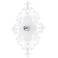 Eurofase Royal 22.75 In. x 15.25 In. 1 Light Wall Sconce in White