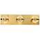 Eurofase Ryder 19 3/4" Wide Gold 3-Light LED Bath Light