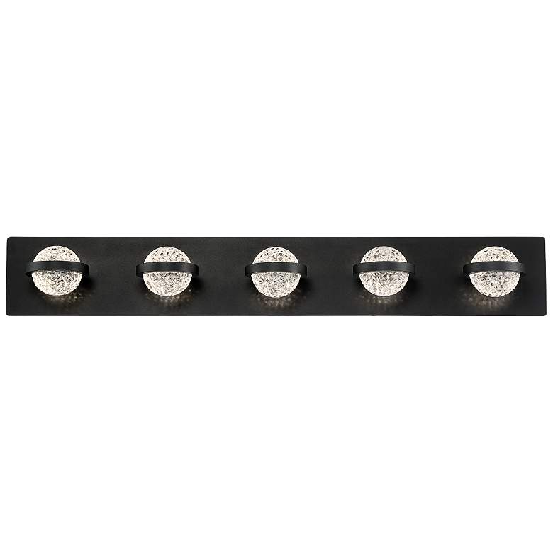 Image 2 Eurofase Ryder 32 3/4 inch Wide Black LED Bath Bar