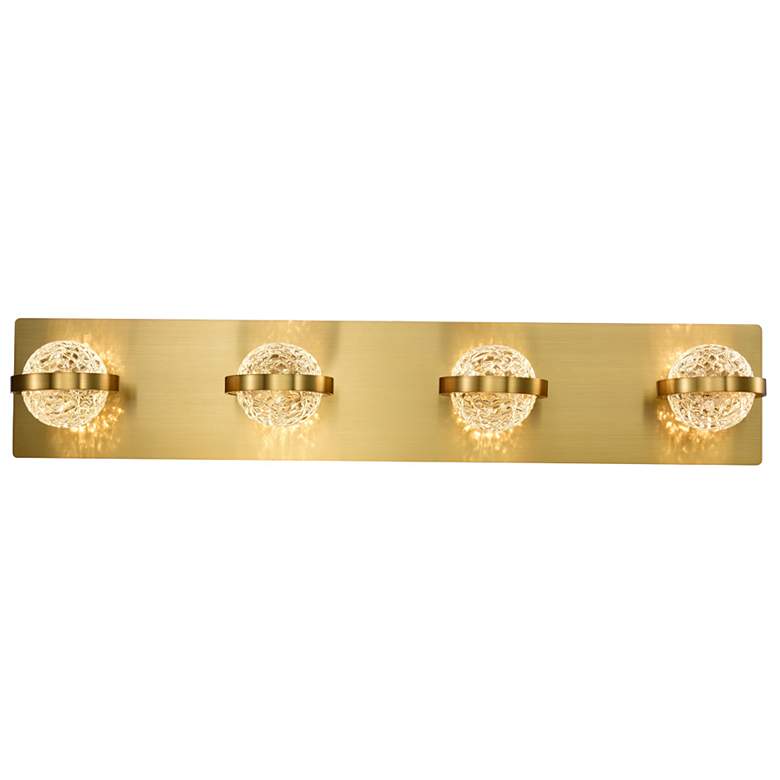 Image 1 EUROFASE RYDER BATHBAR LED 4LT BR GOLD