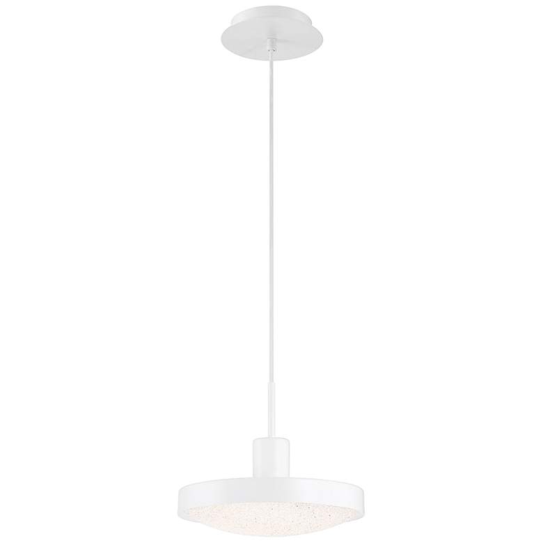 Image 2 Eurofase Sandstone 10 inch Wide White LED Mini Pendant Light