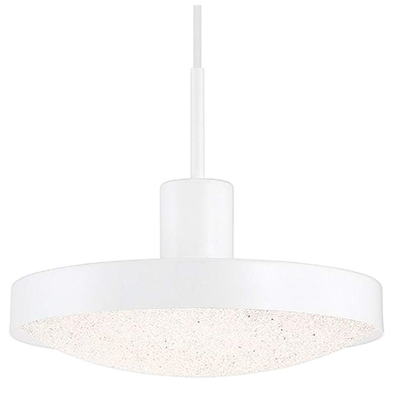 Image 3 Eurofase Sandstone 10" Wide White LED Mini Pendant Light more views