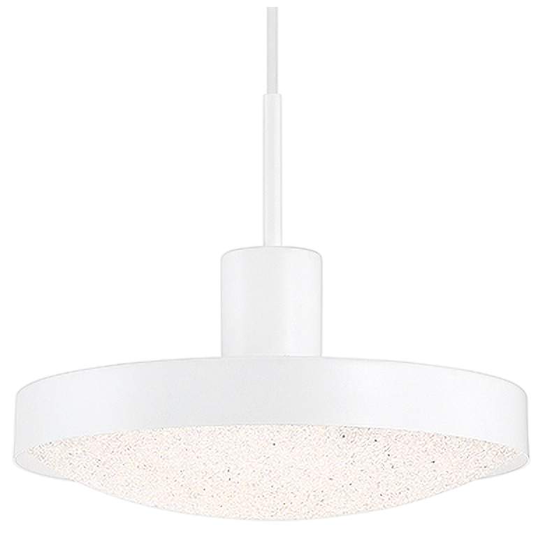 Image 3 Eurofase Sandstone 10 inch Wide White LED Mini Pendant Light more views