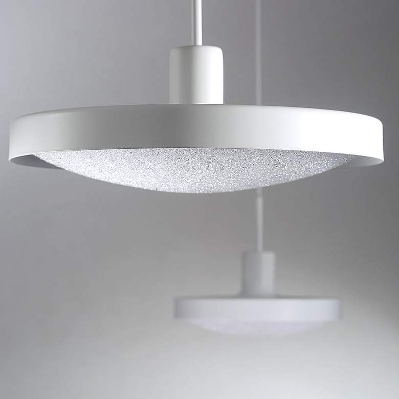 Image 3 Eurofase Sandstone 20 inch Wide White LED Pendant Light more views