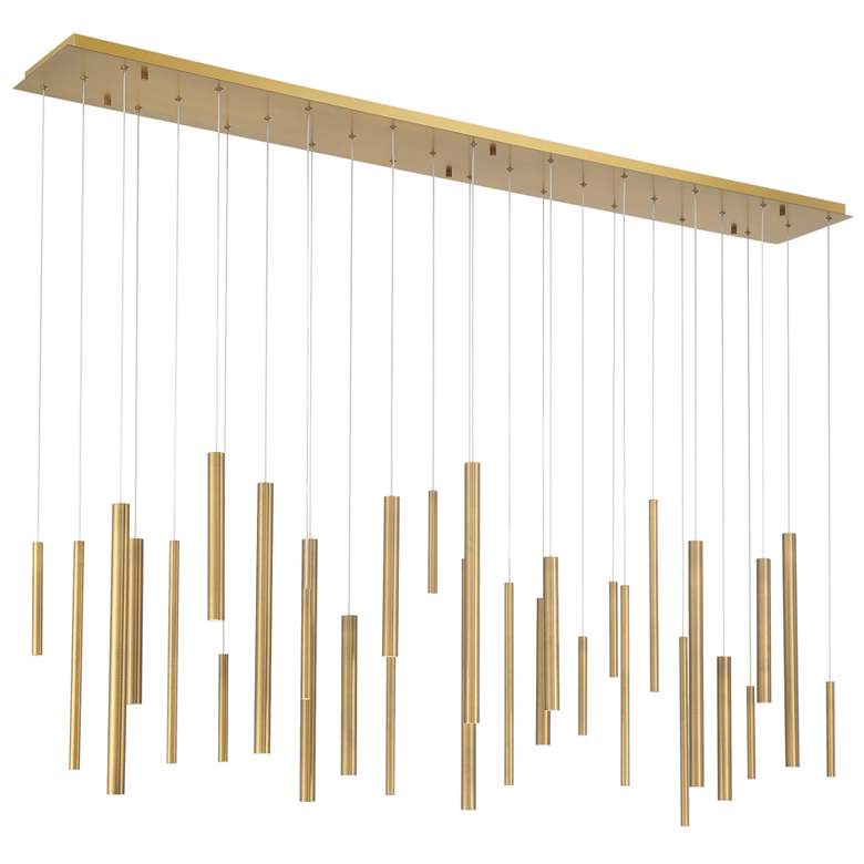 Image 1 Eurofase Santana 30 Light LED Chandelier in Brass