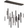 2_Eurofase Santana 42" Wide Black Finish Modern LED Multi Light Pendant
