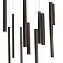 3_Eurofase Santana 42" Wide Black Finish Modern LED Multi Light Pendant more views