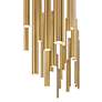 3_Eurofase Santana 72" Wide Brass 30-Light LED Linear Pendant more views