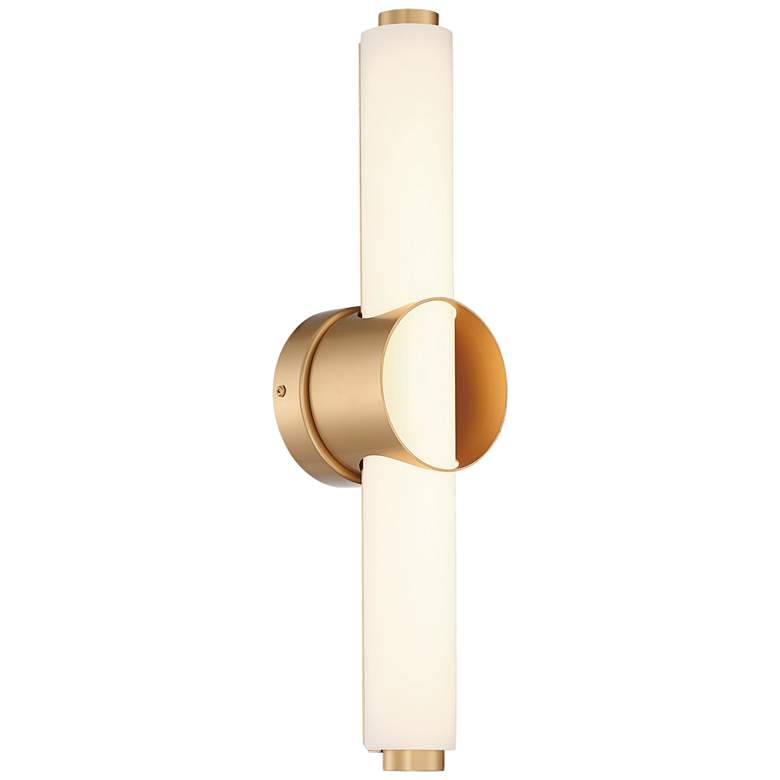 Image 4 Eurofase Santoro 14 inch Wide Gold LED Bath Bar more views