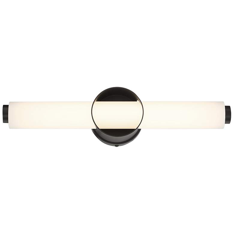 Image 2 Eurofase Santoro 19 1/2" Wide Black LED Bath Bar