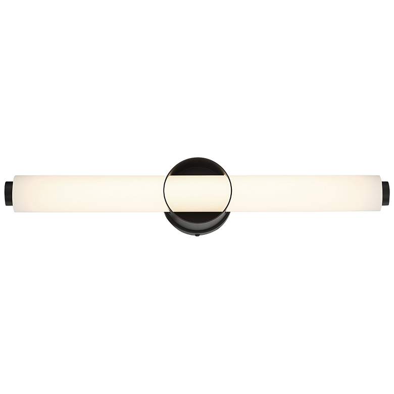 Image 2 Eurofase Santoro 24 1/2" Wide Black LED Bath Bar
