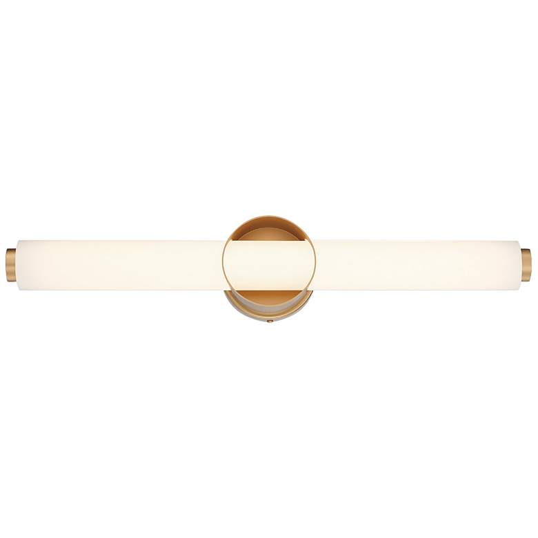 Image 2 Eurofase Santoro 24 1/2 inch Wide Gold LED Bath Bar