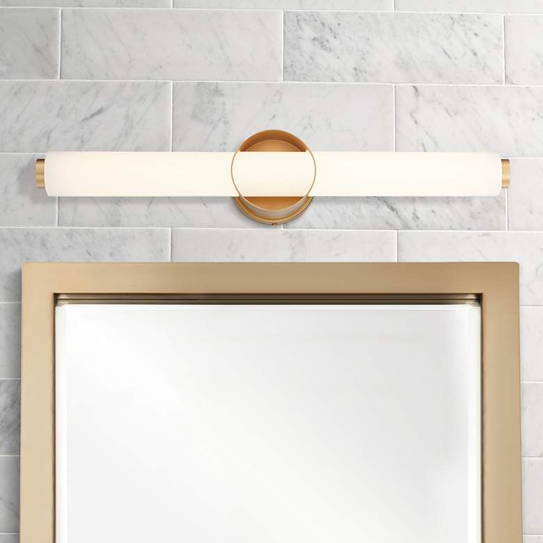 Image 1 Eurofase Santoro 24 1/2" Wide Gold LED Bath Bar