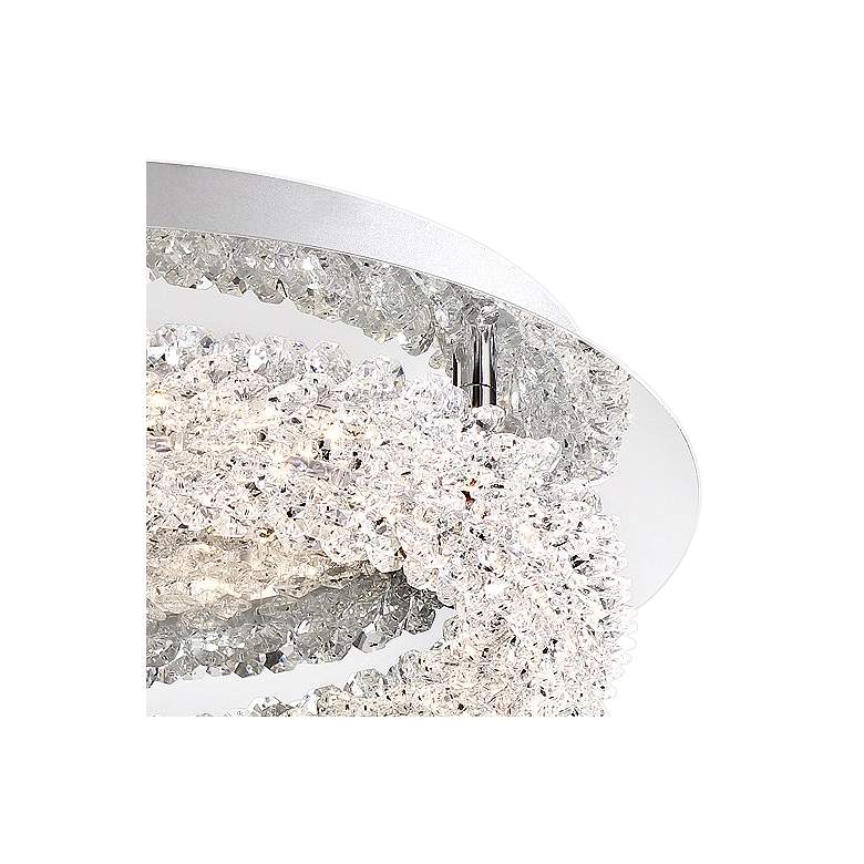 Image 2 Eurofase Sassi 15" Wide Chrome LED Ceiling Light more views