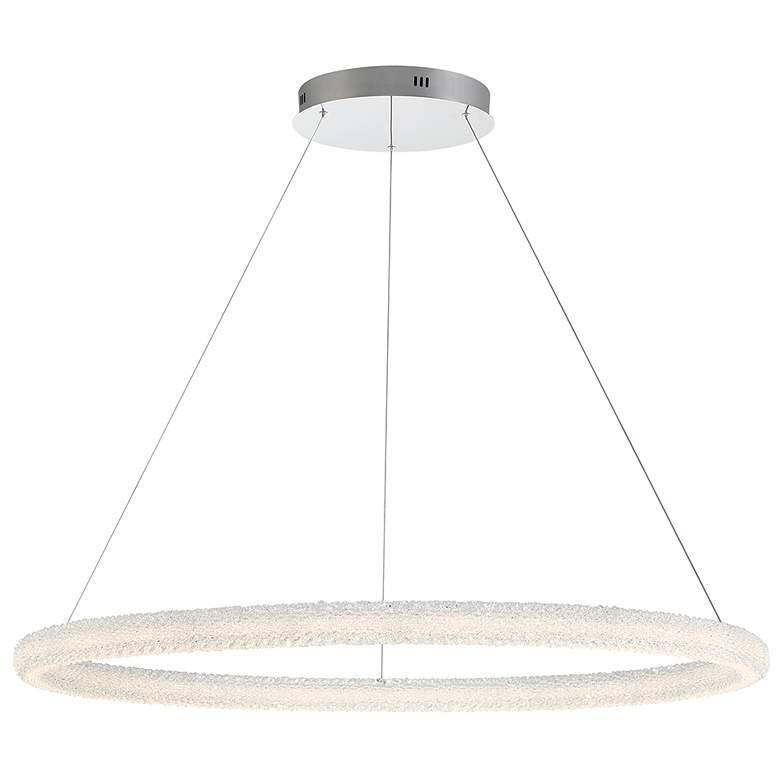 Image 1 Eurofase Sassi 2.75 In. x 48 In. Integrated LED Chandelier in Chrome