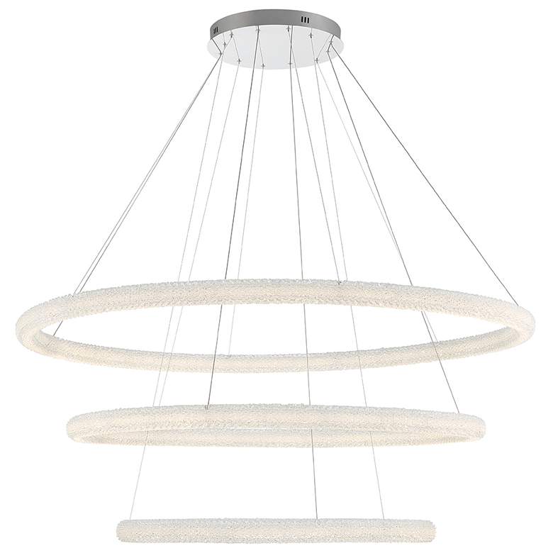 Image 1 Eurofase Sassi 2.75 in. x 60 In. Integrated LED Chandelier in Chrome