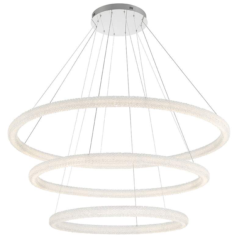 Image 2 Eurofase Sassi 2.75 in. x 60 In. Integrated LED Chandelier in Chrome more views