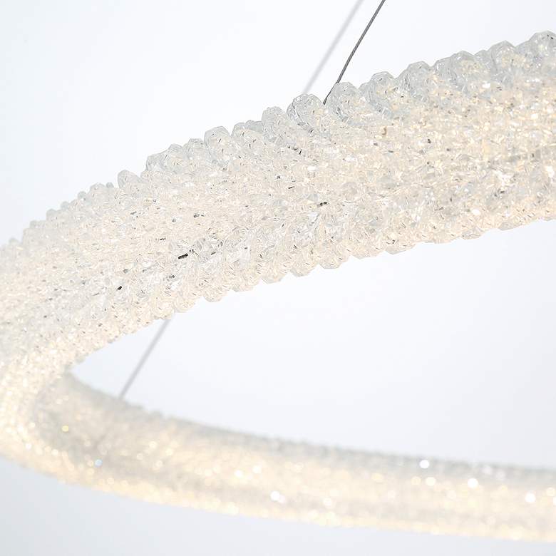 Image 3 Eurofase Sassi 2.75 in. x 60 In. Integrated LED Chandelier in Chrome more views