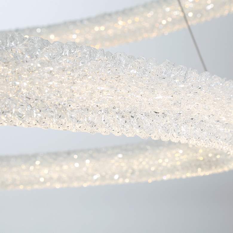 Image 4 Eurofase Sassi 2.75 in. x 60 In. Integrated LED Chandelier in Chrome more views