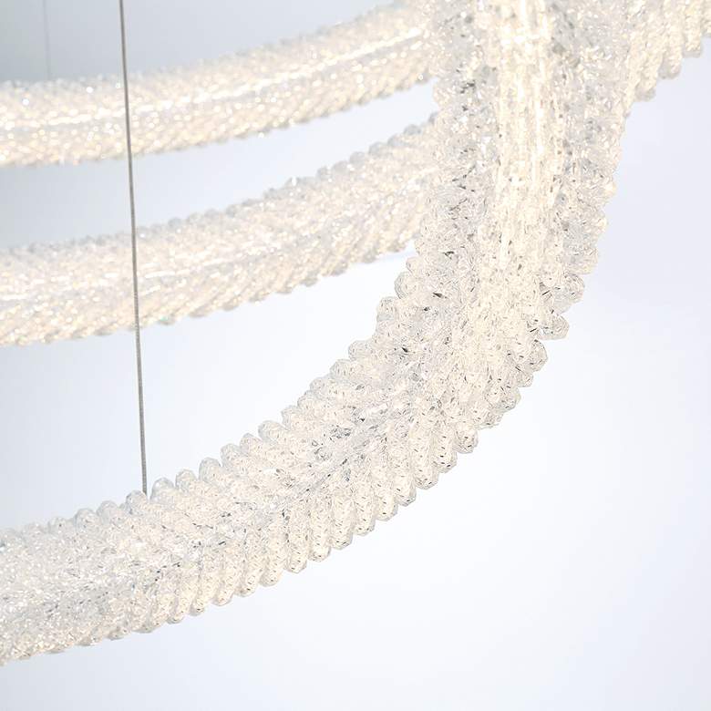 Image 5 Eurofase Sassi 2.75 in. x 60 In. Integrated LED Chandelier in Chrome more views