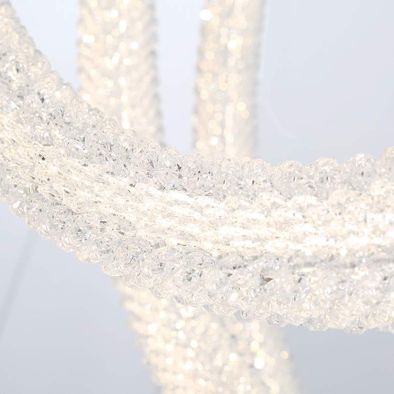 Image 6 Eurofase Sassi 2.75 in. x 60 In. Integrated LED Chandelier in Chrome more views