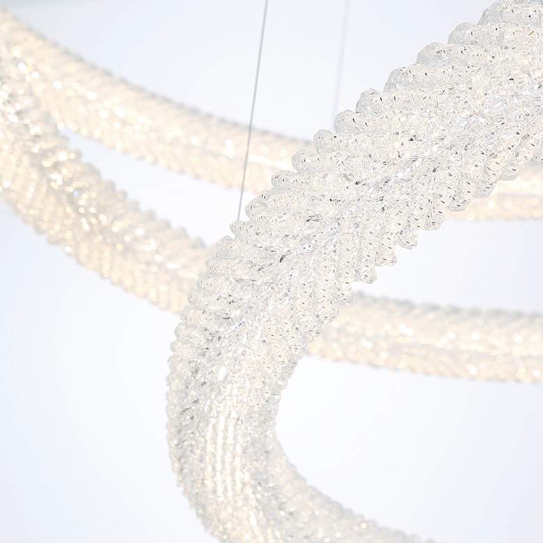 Image 7 Eurofase Sassi 2.75 in. x 60 In. Integrated LED Chandelier in Chrome more views