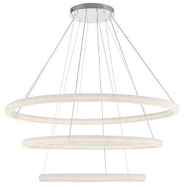 Eurofase Sassi 2.75" x 60 In. Integrated LED Chandelier in Chrome