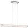 Eurofase Sassi 37"W Chrome LED Kitchen Island Light Pendant