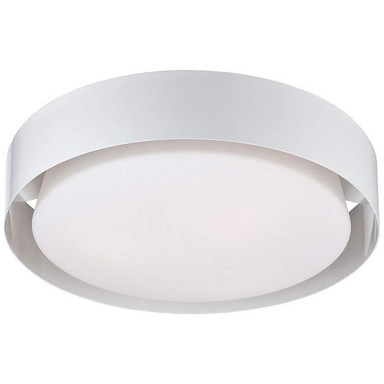Image 1 Eurofase Saturn 15 1/2" Wide White LED Ceiling Light