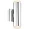 Eurofase Seaton 10" High Polished Chrome LED Wall Sconce