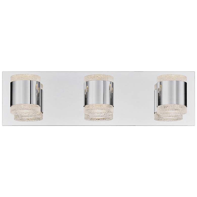 Image 1 Eurofase Seaton 18"W Polished Chrome 3-Light LED Bath Light